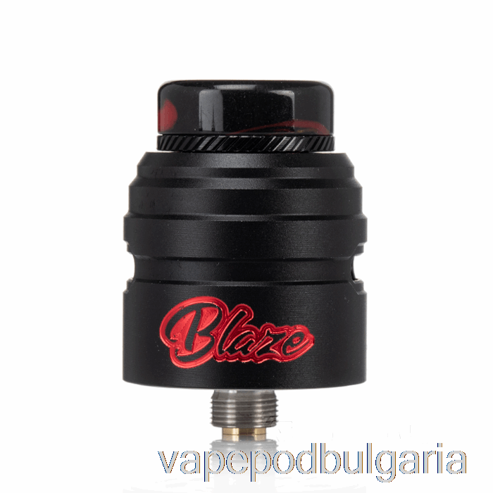 Vape 10000 Дръпки Thunderhead Creations Blaze Solo 24mm Bf Rda Lava Black